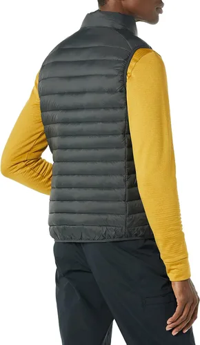 Vista 2 de Tienda Essentials - Chaleco para hombre acolchado, ligero y resistente al agua, incluye bolsa para empacarlo