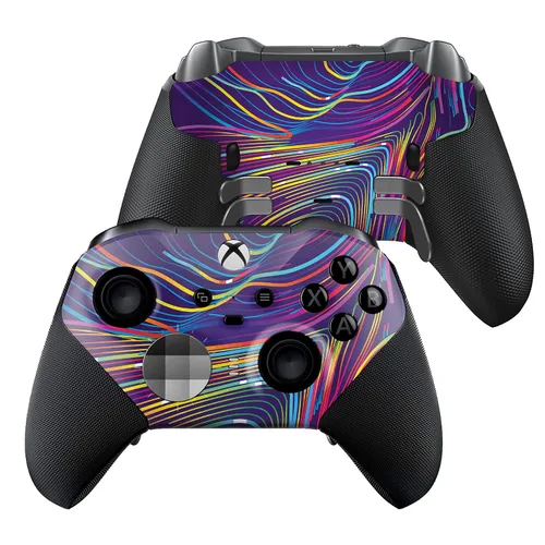 Vista 29 de Retro Comic Customised Wireless Controller for Elite by BCB. Original Elite Series 2 Controller Compatible with Xbox One / Series X & S. Customized