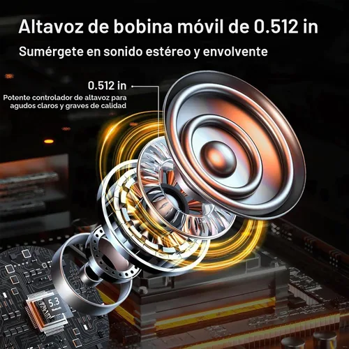 Vista 7 de Audífonos inalámbricos invisibles para dormir, audífonos para dormir de lado, micrófono integrado, auriculares para dormir con estuche de carga Negro