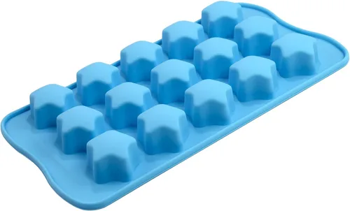 Vista 4 de R&M International Molde de silicona 9004 Star para dulces, chocolate, cera y más