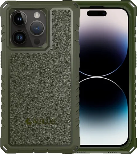Vista 16 de Funda para iPhone 13/14 [6.1 pulgadas], a prueba de caídas de grado militar de 12 pies, resistente cobertura de cuerpo completo de 360°