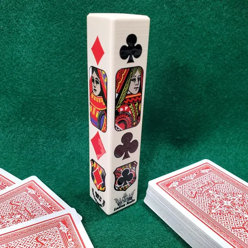 Vista 4 de Newt's Playing Cards Ladies Rule Trump Marcador/indicador para juegos de cartas como Euchre, Bridge, Pinochle, Whist y otros juegos de cartas