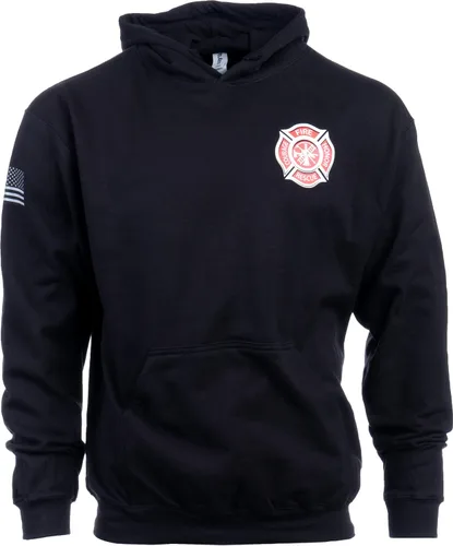 Vista 8 de Ann Arbor T-shirt Co. Sudadera con capucha para el ejército de los Estados Unidos, First Responder de la Fuerza Aérea del Ejército
