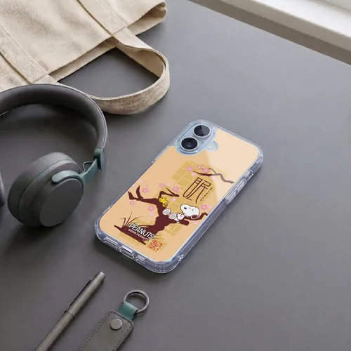 Vista 259 de Carcasa de gel para iPhone 7 Plus/iPhone 8 Plus, diseño de Snoopy Oriental de Peanuts, Badges