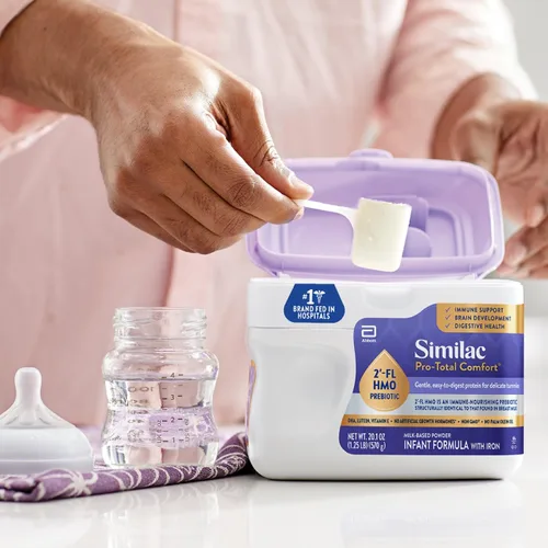 Vista 3 de Similac Fórmula infantil Pro-Total Comfort con hierro, envase de 20.1 oz