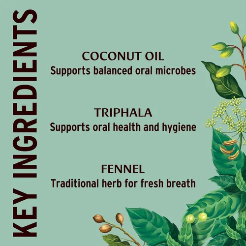 Vista 2 de Banyan Botanicals Paquetes de viaje orgánicos diarios de menta Swish – 12 unidades – Aceite ayurvédico para enjuague bucal para la salud bucal