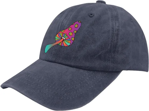 Vista 2 de devor Sombrero de papá con forma de hongo para hombre, divertido sombrero de mezclilla ajustable