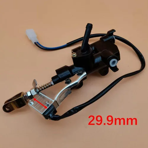 Vista 5 de Cilindro maestro de freno trasero compatible con Honda Goldwing 1500 GL1500A GL1500SE Aspencade GL1500 A SE 43510-MT8-305 1995 1996 1997 1998 1999