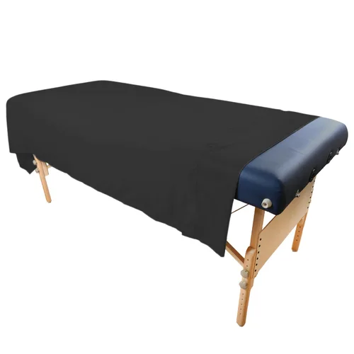 Vista 3 de Body Linen - Juego de sábanas de microfibra para masaje Tranquility, juego de sábanas de microfibra ligeras y duraderas, resistentes a las manchas