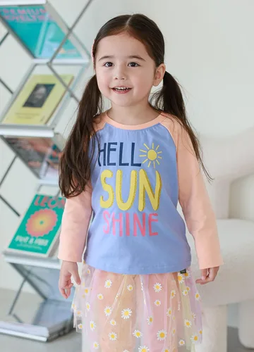 Vista 3 de CHATTER CARROT Camisetas gráficas de algodón casual para niñas pequeñas y niños pequeños