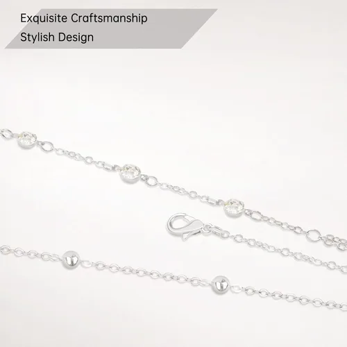 Vista 6 de Cadenas de cuerpo sexy sujetador de diamantes de imitación de plata cadena de vientre joyería bikini playa rave fiesta cuerpo accesorio para mujeres