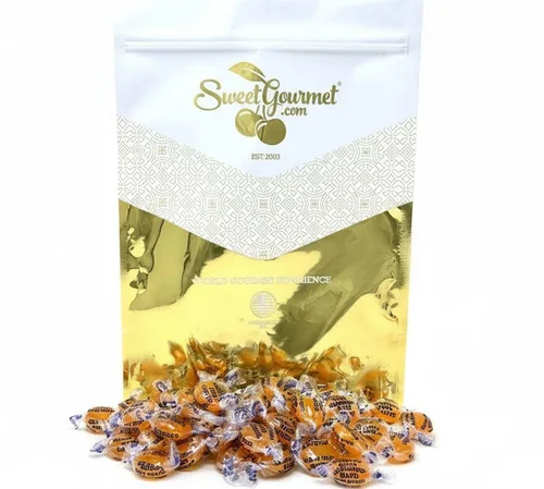 Vista 9 de SweetGourmet Caramelo duro con botones de caramelo sin azúcar, 1 libra, sin grasa, sin gluten, 90 piezas