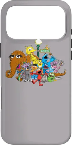 Vista 22 de Sesame Street Carcasa Group Street Light para iPhone 17