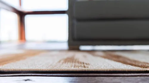Vista 4 de Unique Loom - Alfombra colección de círculos abstractos, de transición para interiores y exteriores, beige, Polipropileno, Marrón/Gris