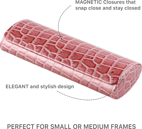 Vista 34 de Ron's Optical Clamshell - Funda rígida para lentes de lectores de marcos pequeños a medianos para mujeres y hombres