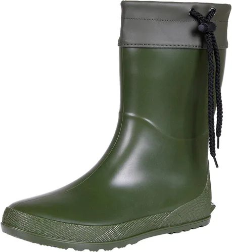 Vista 7 de Asgard - Botas de lluvia a media pantorrilla para mujer, con cuello para jardinería, ultra ligeras, portátiles, zapatos de jardín Negro - Eje de 9.8