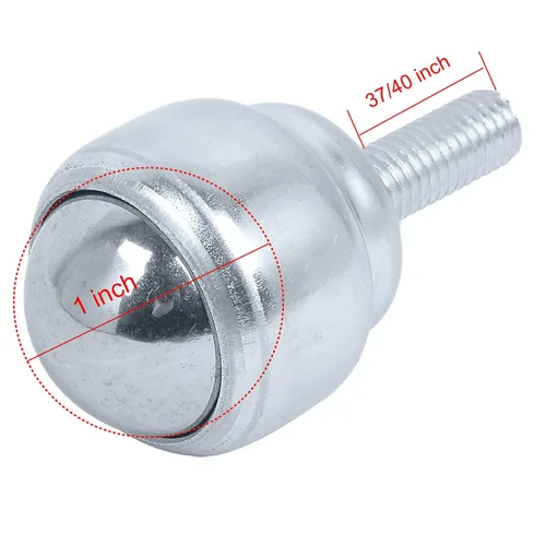 Vista 6 de Transportador de transmisión de rodamientos de bolas para silla de ruedas, bola de rodillo de rotación universal de 1 pulgada para mesa de unidad