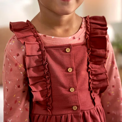 Vista 4 de Gerber Conjunto de vestido de 2 piezas para bebés y niñas pequeñas