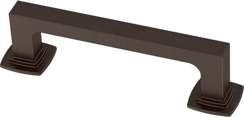 Vista 20 de Franklin Brass (1 paquete) – Manijas de gabinete color negro mate, centro de agujero de 3-3/4 pulgadas, tiradores para cajones, puerta de gabinete