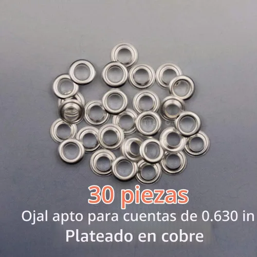 Vista 4 de 3 moldes de resina para cuentas redondas y planas, moldes de fundición de cuentas de agujero grande, molde de silicona con núcleo de metal incluido