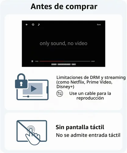 Vista 9 de Monitor portátil inalámbrico para portátil con batería, 15.6" 1080P IPS Negro