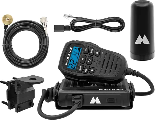 Vista 10 de Midland MXT275 15W MicroMobile GMRS Radio bidireccional