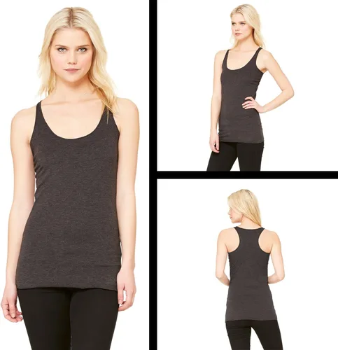Vista 3 de Expression Tees Marilyn Monroe Being Normal is Boring Racerback Tank Top para Mujer