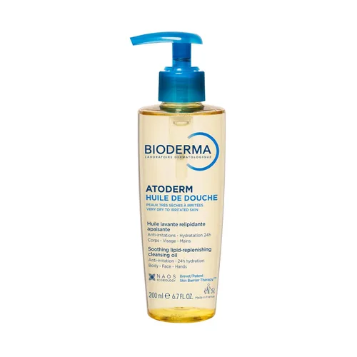 Vista 11 de Bioderma Atoderm Shower Oil, Cleansing Oil For Face & Body, Nourishing Cleansing Oil For Dry to Atopic Sensitive Skin For Softer & Smooth Skin For
