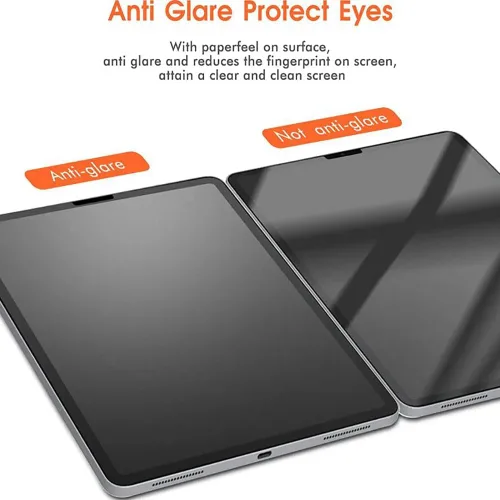 Vista 6 de Protector de pantalla de papel compatible con Lenovo Idea Tab Pro, película de PET mate para dibujar y tomar notas [antirreflejo] [antideslizante]