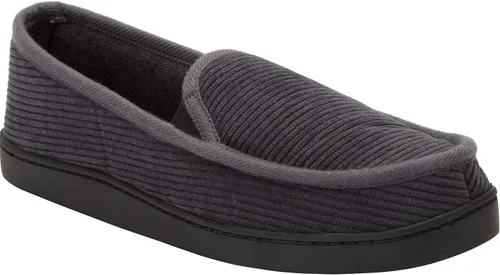 Vista 4 de KingSize - Pantuflas anchas de corduroy de algodón para hombre