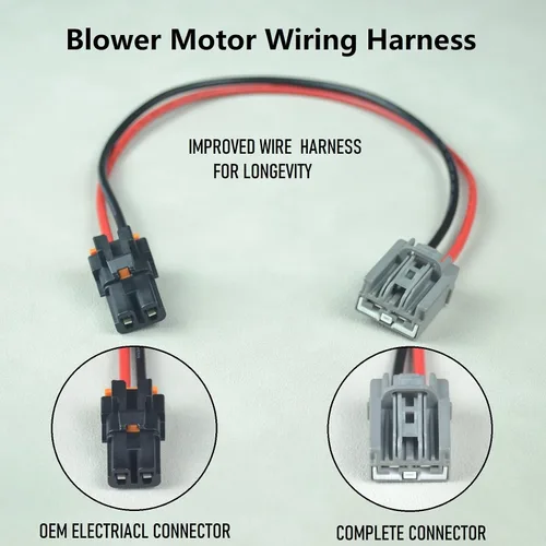 Vista 3 de 15-75221 Arnés de cableado del motor del soplador – Reemplaza a 1575221, 22957044, 15887352 – para vehículos Chevrolet, GMC, Cadillac y Hummer