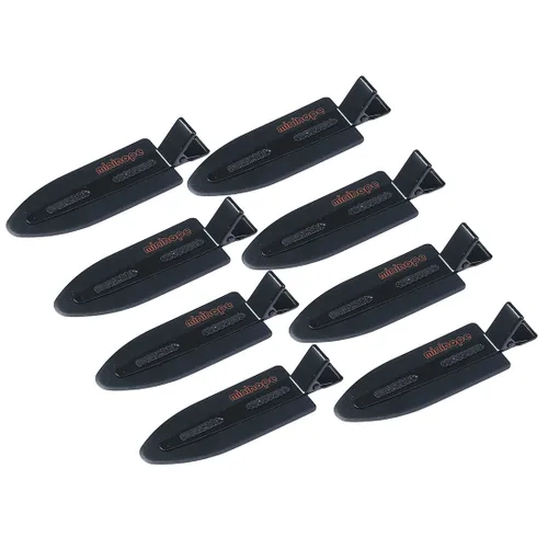 Vista 8 de 12 piezas de pinzas para el cabello suaves, pinzas planas para peinar el cabello 12 unidades (animal)..