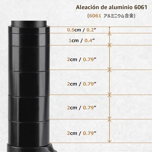 Vista 3 de Azarxis Bike Fork Stem Bicycle Extender Handlebar Riser Adaptor Aluminium Alloy Head up Adapter Flexible Easy Installation for 1-1/8 Inch 28.6 mm