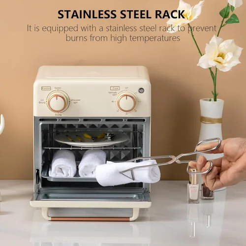 Vista 4 de Máquina de limpieza de herramientas de uñas, secadora de 10 litros y desinfectante UV, caja de limpieza de uñas multifuncional, equipo de salón