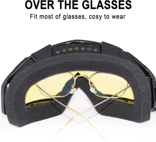 Vista 6 de Gafas para bicicleta de motocross, motocicleta, ATV, lentes para cuatro ruedas todoterreno, gafas de casco de carreras MX