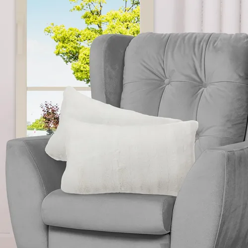 Vista 19 de Cheer Collection Almohadas Decorativas de Piel Sintética - Almohadas Decorativas para Sofá, Almohadas Decorativas para Cama, Almohadas de Acento