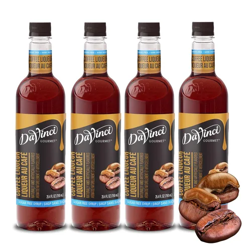 Vista 40 de DaVinci Gourmet - Jarabe de nueces de macadamia sin azúcar, 25.4 onzas líquidas (paquete de 4)