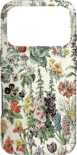 Vista 30 de Cute Flowers Vintage Botanical Flower Illustration Case for iPhone 17