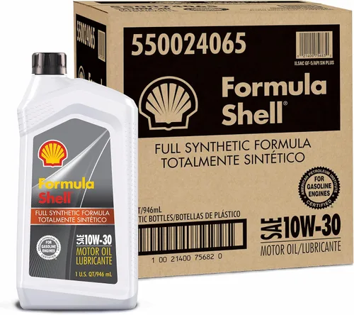 Vista 3 de Formula Shell - Aceite de motor totalmente sintético 10W-30 (1 cuarto de galón, caja de 6)