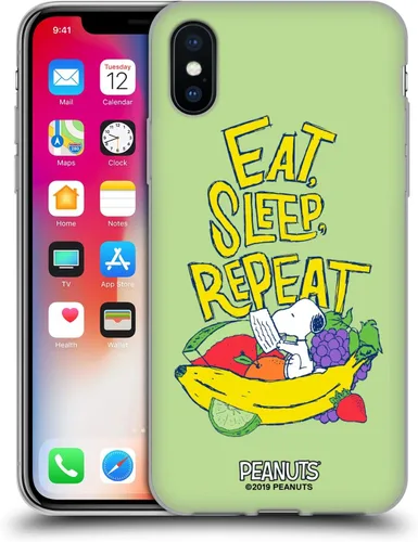 Vista 149 de Head Case Designs Funda de gel suave con licencia oficial de Peanuts Charlie y Snoopy Naturally Sweet compatible con Apple iPhone 7 Plus/iPhone 8