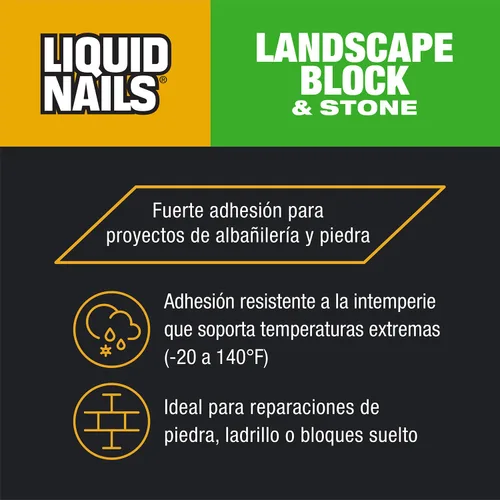 Vista 7 de Liquid Nails LN-905, Landscape, adhesivo, 10 onzas