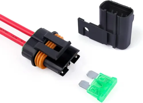 Vista 8 de Newdeli Portafusibles en línea impermeables 12V con cubierta Paquete de 6 - Portafusibles en línea para fusible de cuchilla ATO/ATC