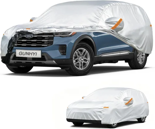 Vista 47 de GUNHYI Funda para coche SUV de ajuste personalizado para BMW X5/X6 de 2007 a 2022, 6 capas de alta resistencia, cubierta exterior completa