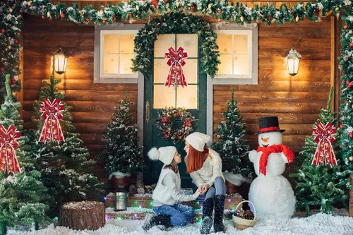 Vista 4 de Hying Lazos Grandes de Navidad - Lazo de Corona de Terciopelo Rojo con Luz LED para Decoración de Invierno, Adorno para la Copa del Árbol
