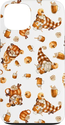 Vista 7 de Autumn Pumpkin Spice Motif for Thanksgiving Cute Fall Gnome Case for iPhone 17
