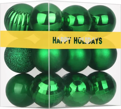 Vista 73 de Esferas pequeñas de bronce de 1.6 pulgadas para decoración del árbol de Navidad, adornos inastillables para cumpleaños, Halloween, vacaciones, boda