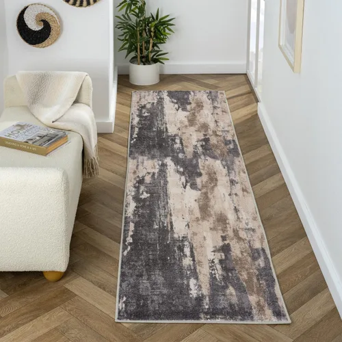 Vista 30 de LUXE WEAVERS Lagos Collection - Alfombra de área abstracta beige de 2x3
