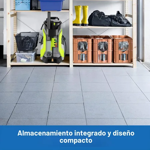 Vista 6 de 5000PSI - Lavadora a presión eléctrica resistente, incorporada en Amarillo