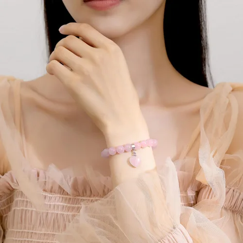 Vista 3 de MAIBAOTA Pulsera de ansiedad para aliviar el estrés, pulseras curativas naturales para mujeres y hombres, pulsera de cuentas de piedras preciosas
