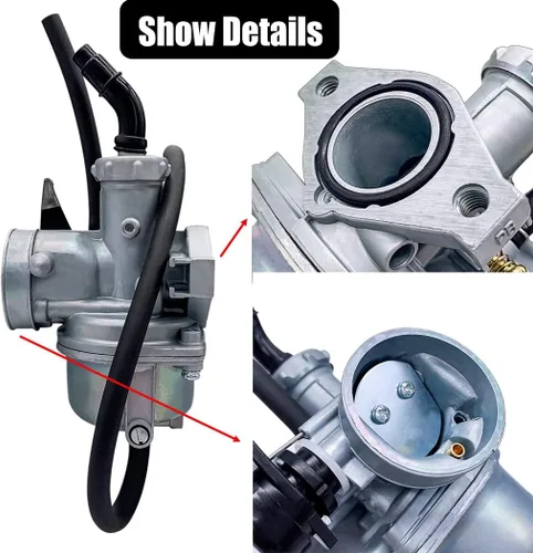 Vista 6 de Juego de Filtro de Aire de Carburador PZ22 de 22 mm para Motocicletas SSR CRF50 de 110 cc y 125 cc, Sunl Taotao Pit Bike ATV de Aniro Moto
